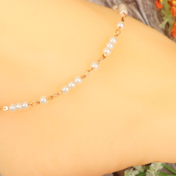 "Dainty Anklet for Women – Elegant Everyday Jewelry & Perfect Gift | MLCRC1472 - Picture 1 of 10